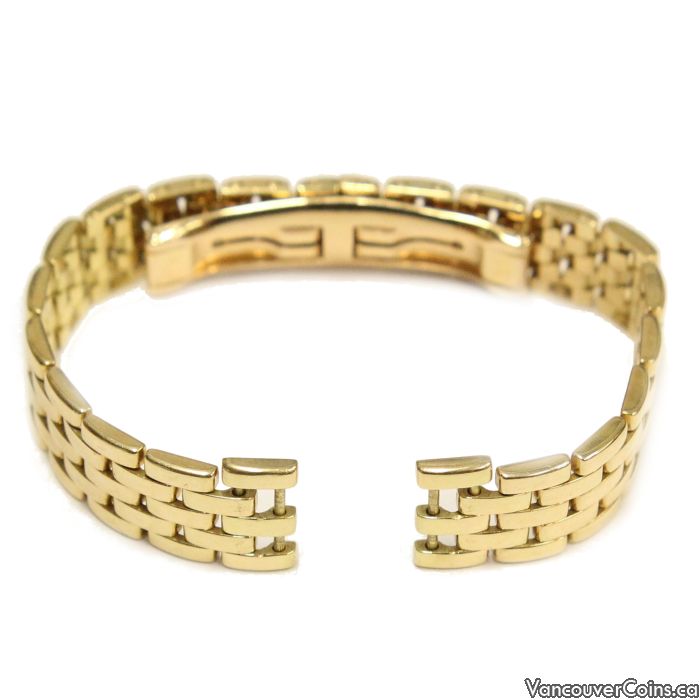 Solid gold store watch bracelet