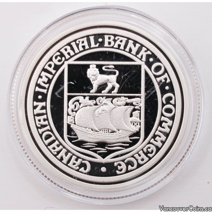 2017 1 oz CIBC Silver Round .9999 Fine Silver 150 Year Anniversary Coin