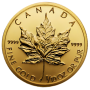 1/10th Ounce Gold Maple Leaf Coin .9999 pure Sealed - Random Year