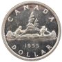 1955 Canada silver dollar Choice GEM prooflike