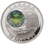 2004 $20 Diamonds Northwest Territories 1oz 9999 Silver Hologram Proof Coin