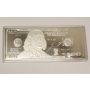2014 $100 USA 1oz 9999 Pure Silver Banknote Proof Bar