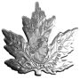 2016 $10 dollars 9999 Pure Silver Maple Leaf Shape Silhouette Canada Geese Coin