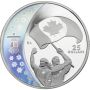 2007 Canada $25 Athletes' Pride Olympic Sterling Silver Hologram