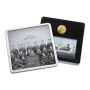 2010 Canada Proof Gold Plated Navy Loonie Coin & Stamp Set