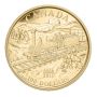 2011 $100 CANADAS FIRST RAILROAD 14 KARAT GOLD COIN 
