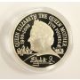 2000 Queen Mother Five Pounds Sterling Silver Centenary Crown 