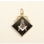 Circa: 1912 Masonic 10K gold Pendant 