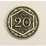 1919 R Italy 20 Centesimi coin EF45