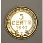 Newfoundland 1941C One Cent VF  1941C 5 Cents AU50+  and 1941 10 Cents VF 