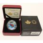2017 $10 The Beaver .9999 Fine Silver Proof Coloured Coin Iconic Canada 