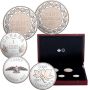 2017 Canada Legacy of Penny .9999 Silver Gold-plated 5-Coin Set Special Edition