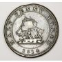 LC-51A1 half penny token Richard Hurd lower Canada coin EF45 