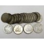 1949 Canada silver dollars One Roll 20-coins EF+