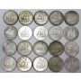 1949 Canada silver dollars One Roll 20-coins EF+