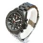   Chase Durer Mens Fighter Command Black Alarm Chronograph Watch 
