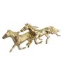 Equestrian Horse racing Brooch 10K solid gold
