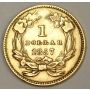 1857 $1 Liberty Head One Dollar Gold Coin Type 3