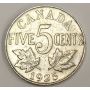 1925 Canada 5 cents VG10 