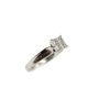 14 Karat White Gold Engagement Style Diamond Ring 0.50 Carat