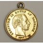 1898 Denmark 10 Kroner gold coin 
