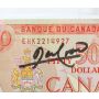 1975 Canada $50 banknote VIP presentation hand signed J.W.Crow 