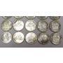20x 1966 Canada silver dollars 