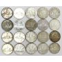 20x 1953 Canada silver dollars 
