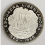 1968 Chile 10 Pesos silver coin Choice cameo Proof PRF66