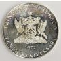 1972 Trinidad and Tobago $10 silver coin PRF60