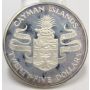 1974 Cayman Islands $25 silver coin choice cameo proof PRF65