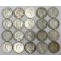 20x Canada 50 cents 4x1937 4x1938 6x1939 and 6x1946 
