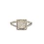 14 Karat White Gold Ladies Diamond Ring 0.80 Carats 