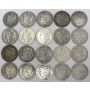 1879-1901o Morgan Silver Dollars 20 circulated coins 