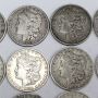 1879-1901o Morgan Silver Dollars 20 circulated coins 