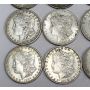 1879-1903 Morgan Silver Dollars 20 different coins 