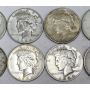 10x Peace silver dollars 10-coins