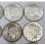 $20 roll Peace silver dollars 20 coins  all dated 1922 