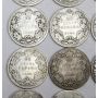 40x Canada King Edward VII 25 cents all AG