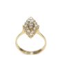 1.2 carats Diamonds 14K yellow gold classic Diamond ring 