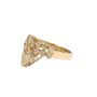 18K rose gold 1.20cts Diamond ring V shape 