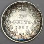 1858 Canada 20 cents VF30 details 