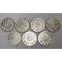 7x Saudi Arabia Riyal silver coins 1935 47 1950  