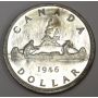 1946 Canada silver $1 dollar choice AU55