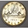 1948 Canada silver dollar nice original AU50+