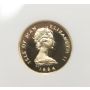 1984 Isle of Man 1/20 oz Angel gold coin NGC PF69 
