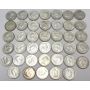 Canada VF or better George VI 25 cent roll 40-coins 1940-1952 