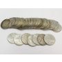 Canada George VI 25 cent roll 40-coins VF or better 1940-1952 