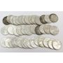 Canada George VI 25 cent roll 40-coins 1937-1952 