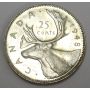 1948 Canada 25 cents AU50
